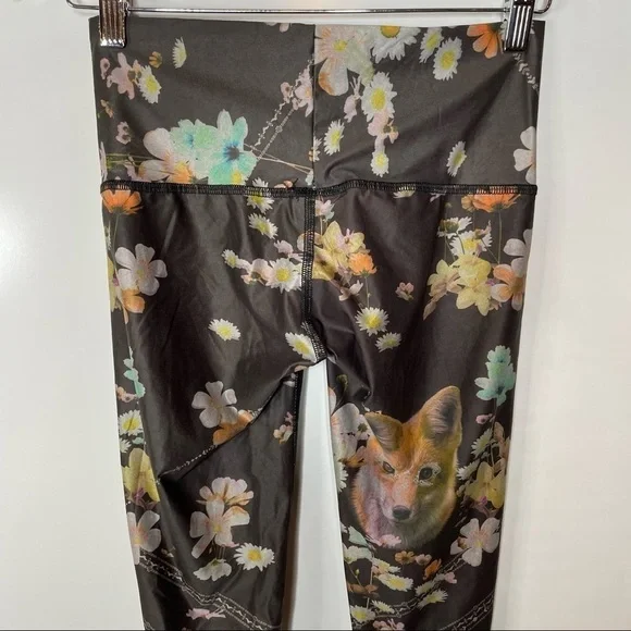 Teeki Wildflower Hot Pant Leggings Small - Picture 7 of 8